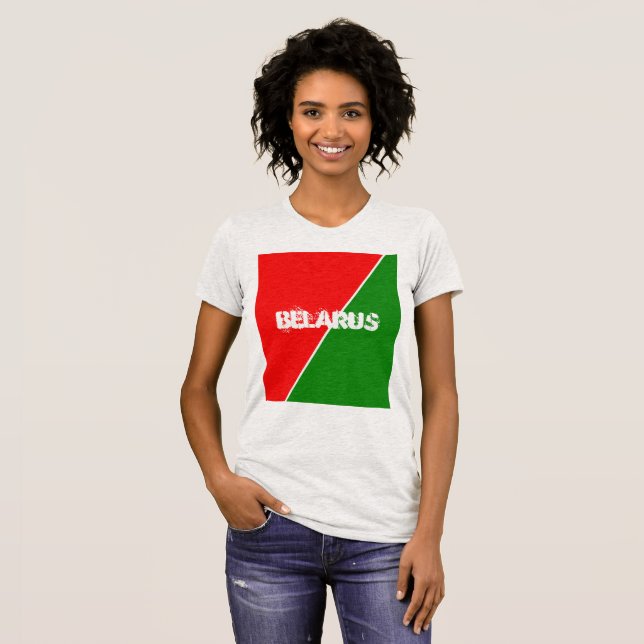 Belarus National Flag Colours T-Shirt (Front Full)