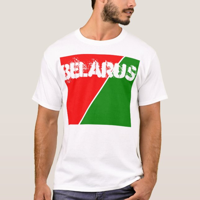 Belarus National Flag Colours T-Shirt (Front)