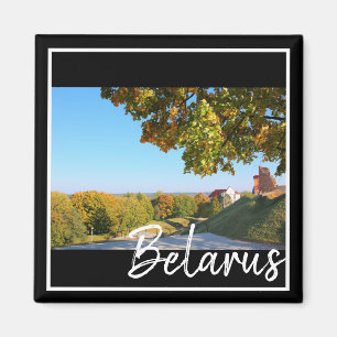 Belarus Navahrudak Castle Architecture Magnet
