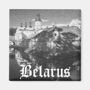 Belarus Nesvizh Palace Architecture Nature Magnet