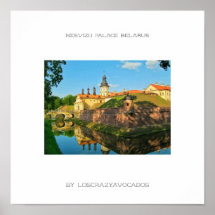 Belarus Nesvizh Palace Architecture Nature Poster