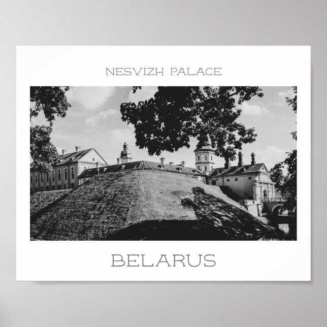 Belarus Nesvizh Palace Architecture Nature Poster (Front)