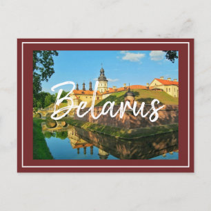 Belarus Nesvizh Palace Architecture Postcard