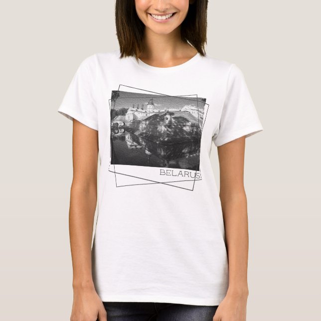 Belarus Nesvizh Palace Architecture T-Shirt Top (Front)