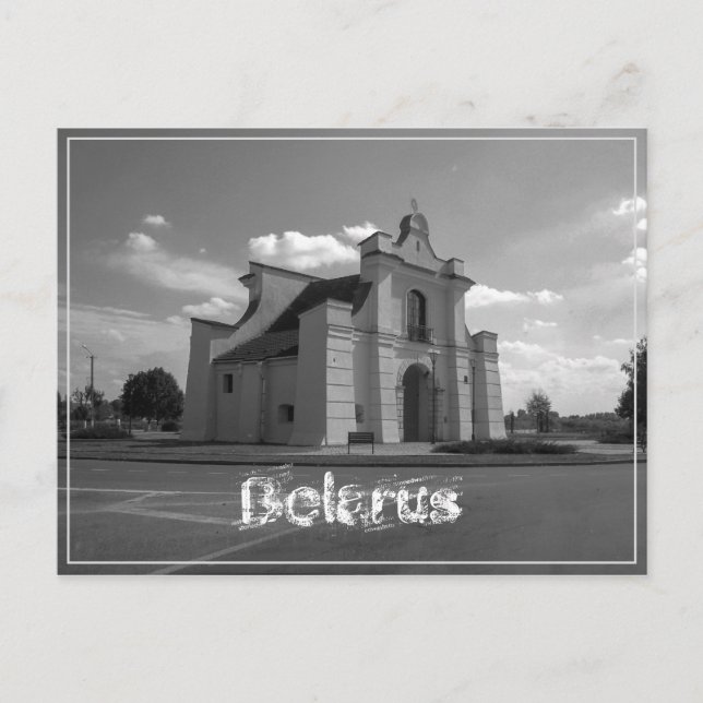 Belarus Niasviž Nesvizh Architecture Postcard (Front)
