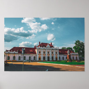 Belarus Porechye Parecca Architecture Station Poster