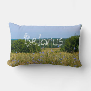 Belarus Rural Landscape Countryside Cushion Pillow