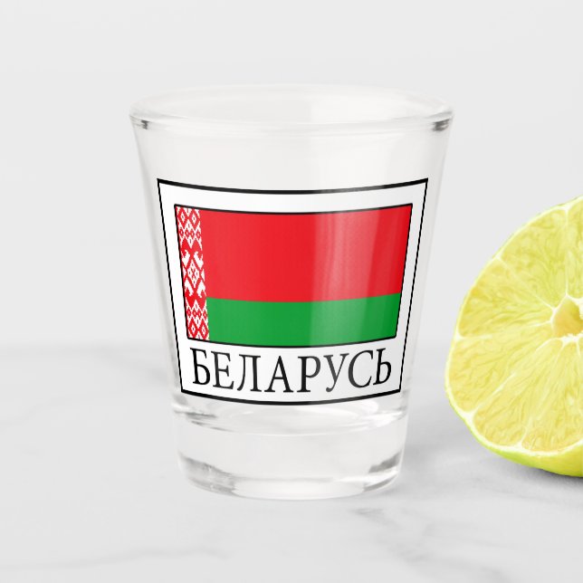Belarus Shot Glass (Front)