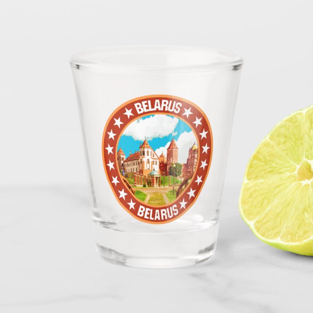 Belarus                                            shot glass (Front)