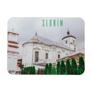 Belarus Slonim Catholic Church Architecture  Magnet