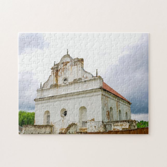Belarus Slonim Great Synagogue Architecture Jigsaw Puzzle (Horizontal)