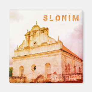 Belarus Slonim Great Synagogue Architecture Magnet