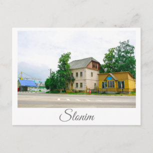 Belarus Slonim Life Cityscape Architecture Postcard
