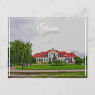 Belarus Slonim Train Station Architecture  Postcard
