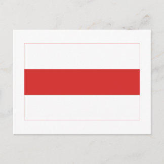 Belarus Traditional Flag Postcard