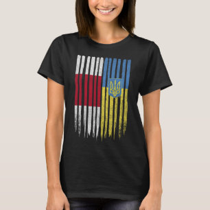 Belarus Ukraine Belarusian Ukrainian Flag T-Shirt