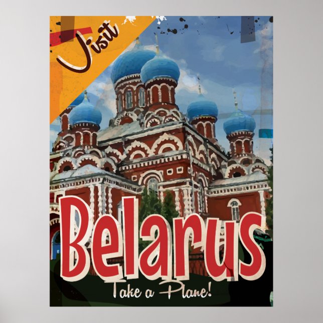 Belarus Vintage Travel Poster (Front)