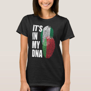 Belarusian And Nigerian Mix DNA Flag Heritage T-Shirt