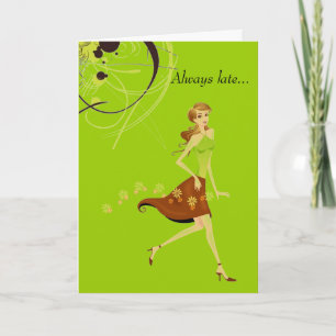Belated Birthday Card