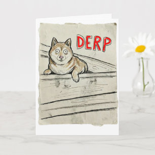 Belated Birthday Card – Shibupi Took a Nap