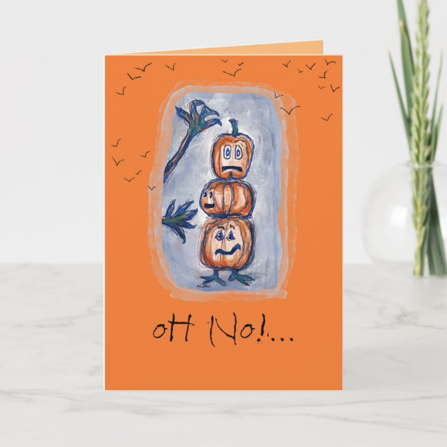 Belated Halloween Birthday Wish Card (Front)