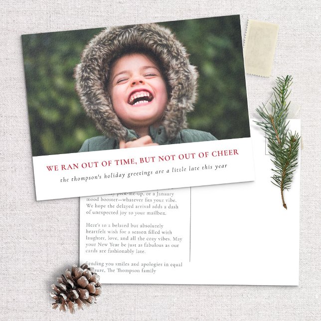 Belated Holiday Cheer, Late Greetings This Year (Creator Uploaded)