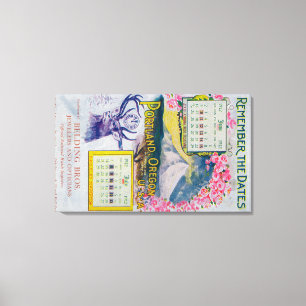 Belding Bros. Jewelers Advertisement Canvas Print