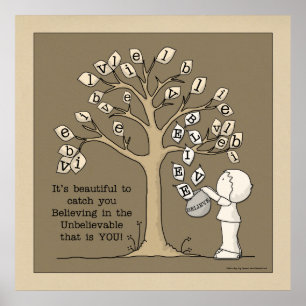 Be'LEAVES'- Catching Leaves Poster