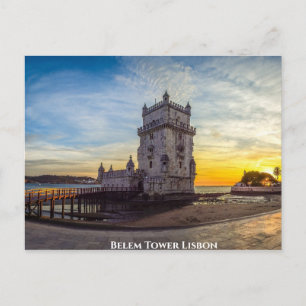 Belem Tower Lisbon Postcard