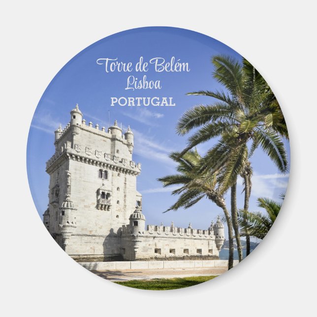 Belém Tower photo, Lisbon, Portugal Magnet (Front)