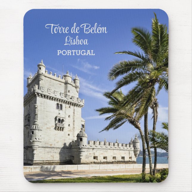 Belém Tower photo, Lisbon, Portugal Mouse Pad (Front)