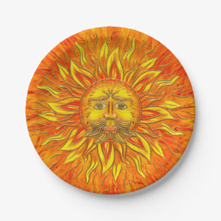Belenus - the Sun God Paper Plate