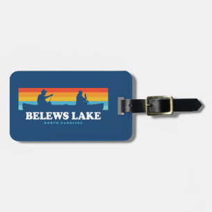 Belews Lake North Carolina Canoe Luggage Tag