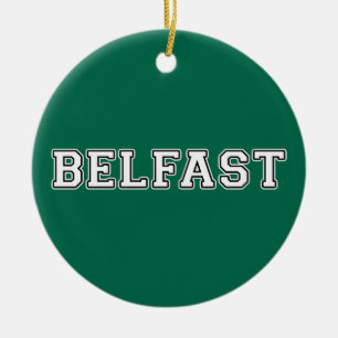 Belfast Ceramic Tree Decoration