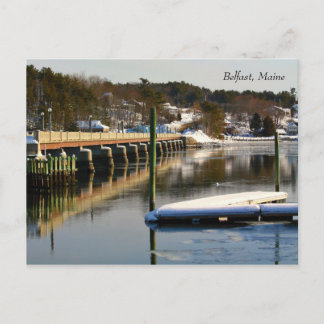 Belfast Footbridge - Winter 2015 Postcard