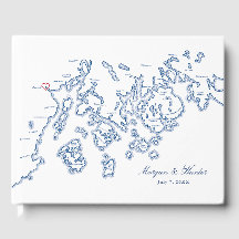 Belfast Guest Book - Penobscot Bay Maine Map