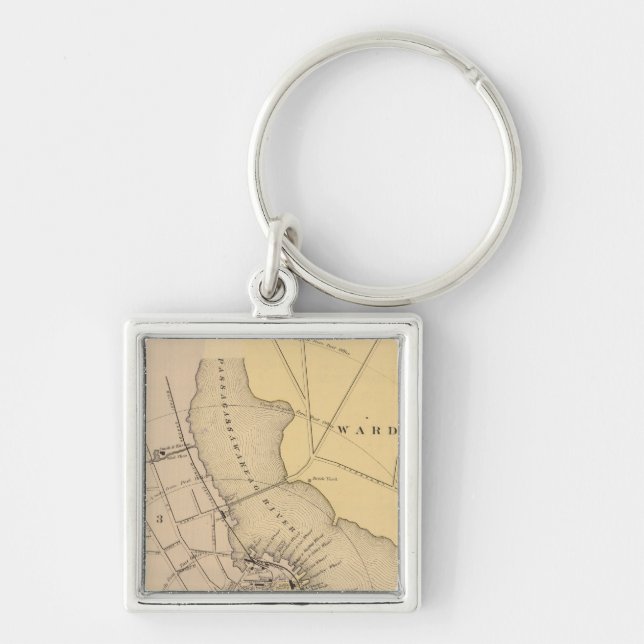 Belfast, Maine 2 Key Ring (Front)