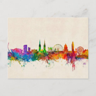 Belfast Northern Ireland Skyline Postcard