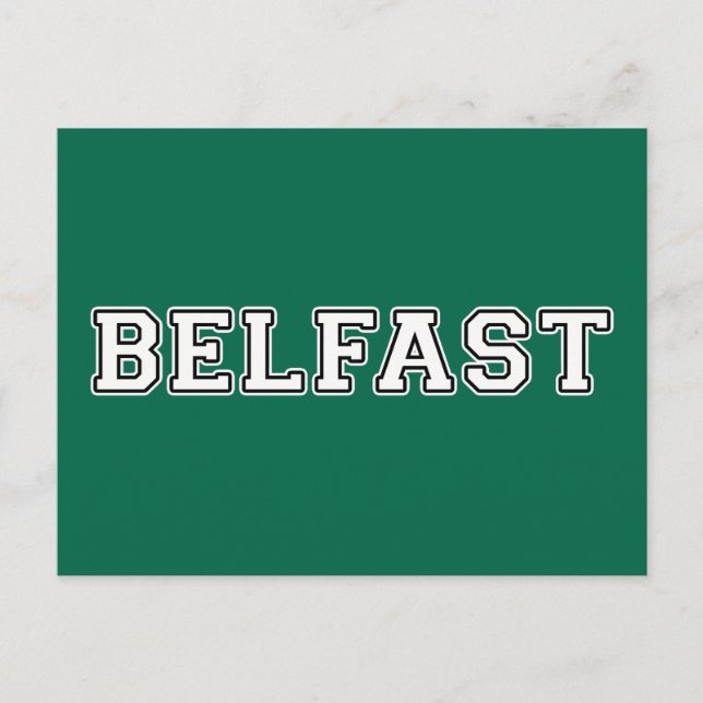 Belfast Postcard (Front)