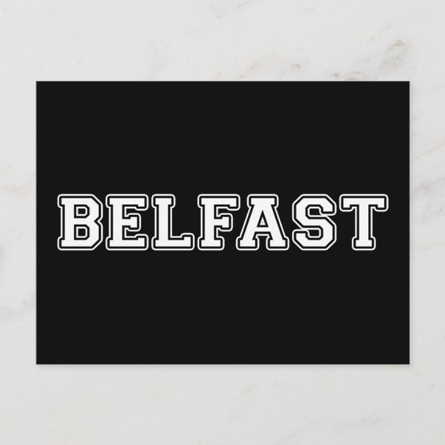 Belfast Postcard (Front)