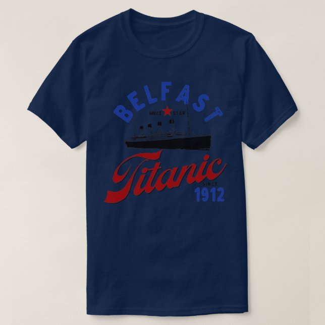 Belfast Titanic T-Shirt (Design Front)
