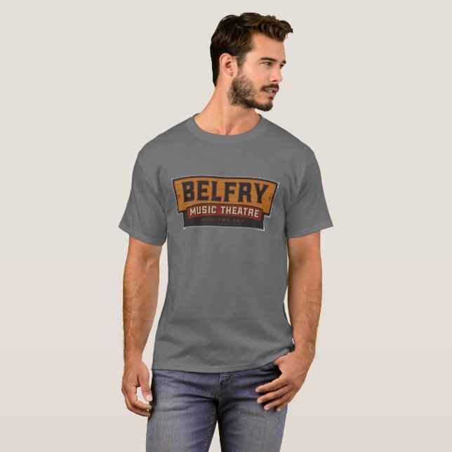 Belfry Music Theatre - Grey Short Sleeve T-Shirt (Front Full)