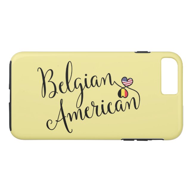 Belgian American Entwined Hearts Cell Phone Case