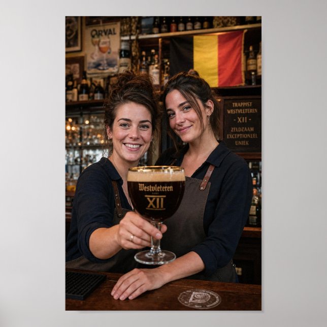 Belgian Barroom Souvenir Keepsake Poster (Front)