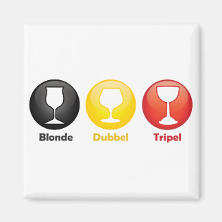 Belgian Beer Icons Magnet