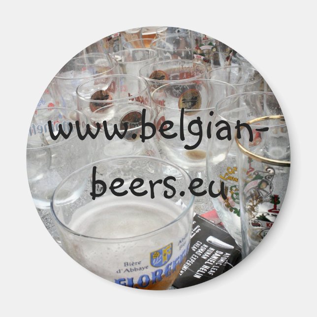 Belgian Beers Magnet (Front)