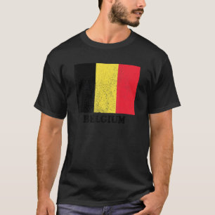 Belgian Belgium Flag Pride Belgian Flag T-Shirt