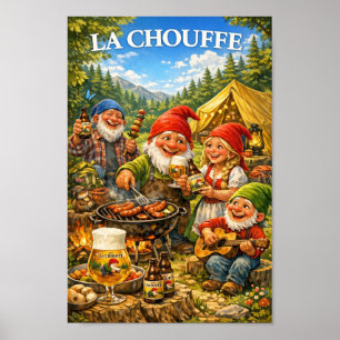 Belgian Campfire Beer Gathering Poster