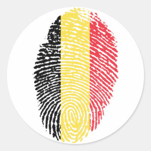 Belgian Classic Round Sticker