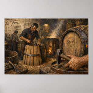 Belgian Cooper's Firelit Workshop Poster